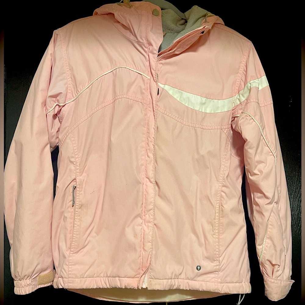 Columbia- Light Pink Winter Coat- Size W Med.